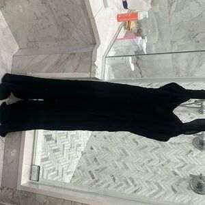 Cute black jumpsuit with cut out back